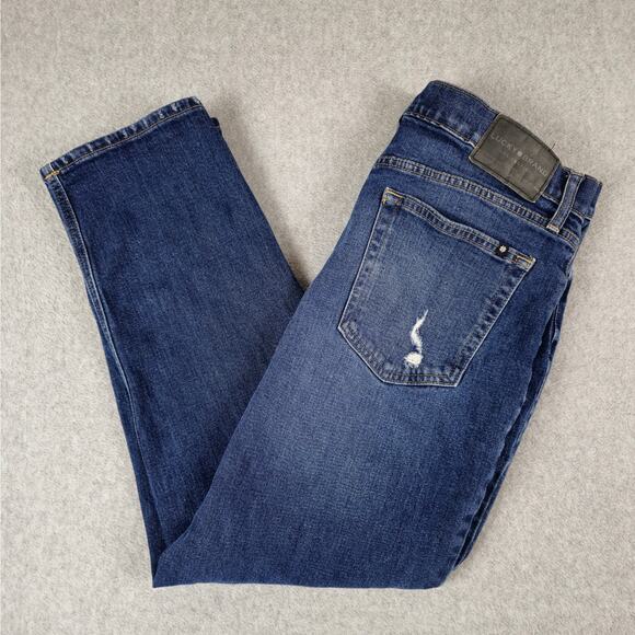 Lucky Brand Jeans Womens Size 10/30 Midrise Boyfriend Sienna Distressed - Picture 1 of 16